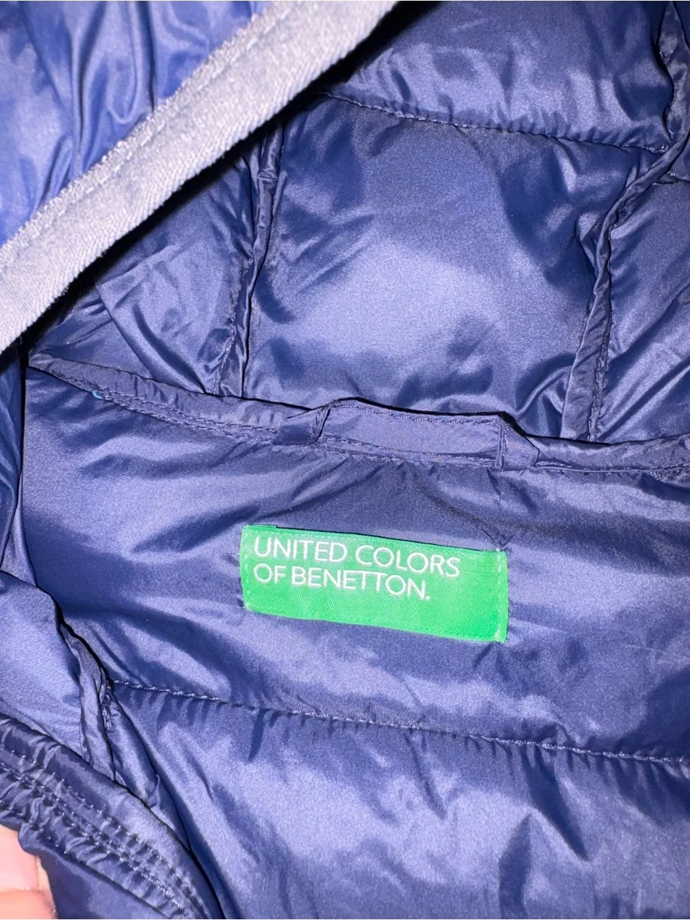 Benetton puffer vest, boys 13/14